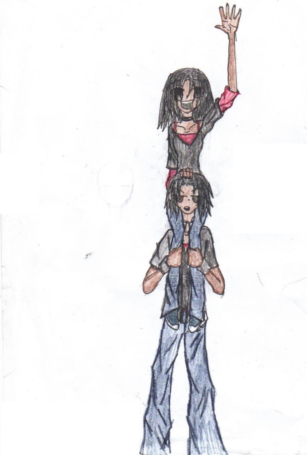 Fighter and ...we'll call him Mage...