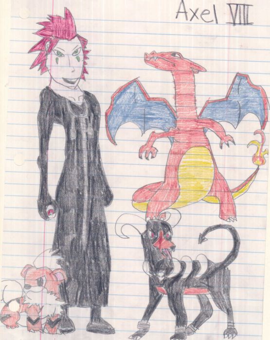 Axel And His Pokemon Team