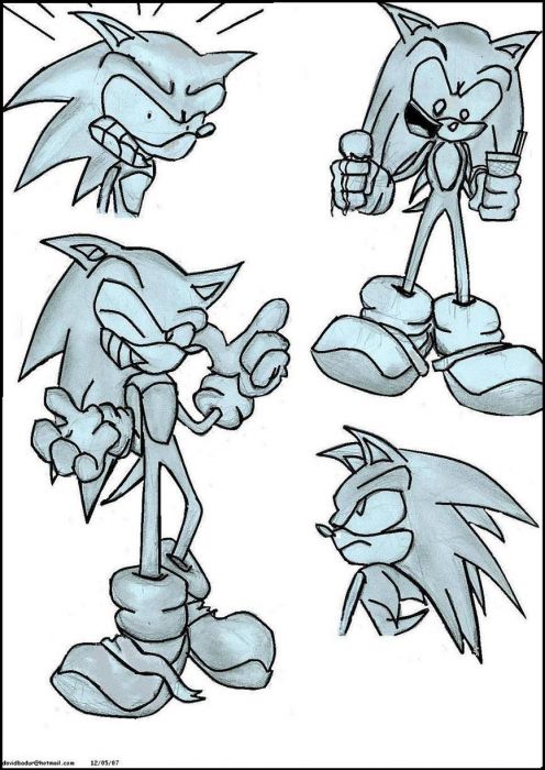 Character Design: Sonic