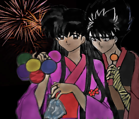 Hiei and Kagome :)