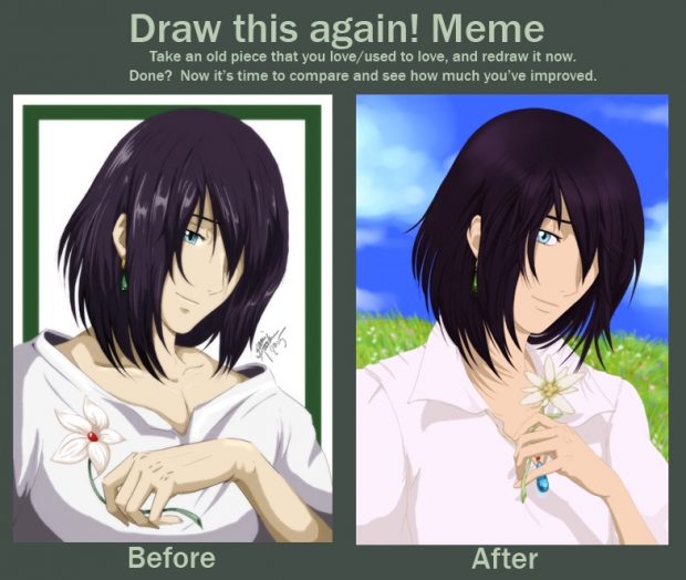 Howl Before and After Meme