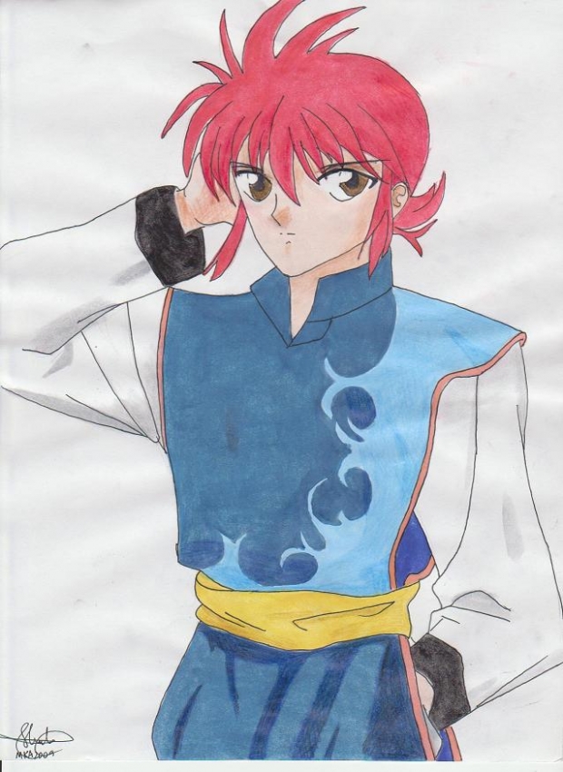 Kurama's new haircut