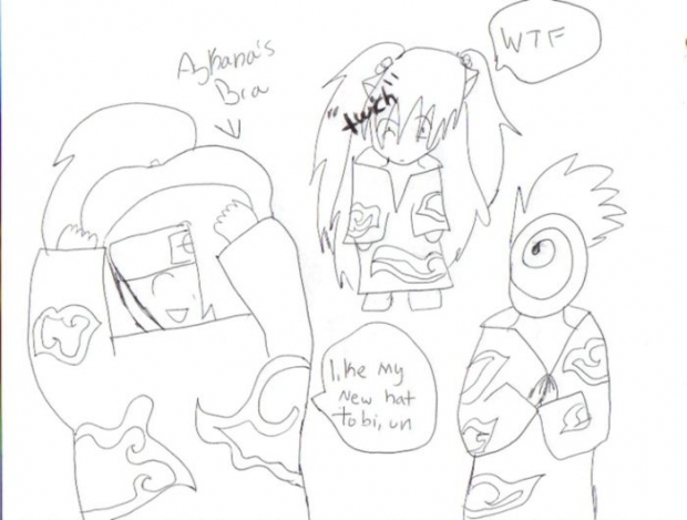 Aykana`s Bra And Dei New Hat(naruto