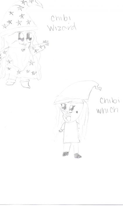 Chibi Wizard And Witch