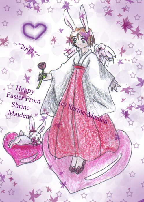 Happy Easter From Shrine-chan!