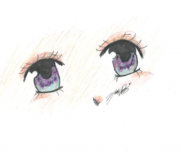Shoujo manga eyes