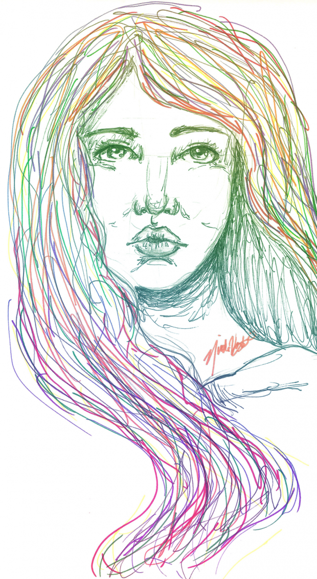 Different color hair