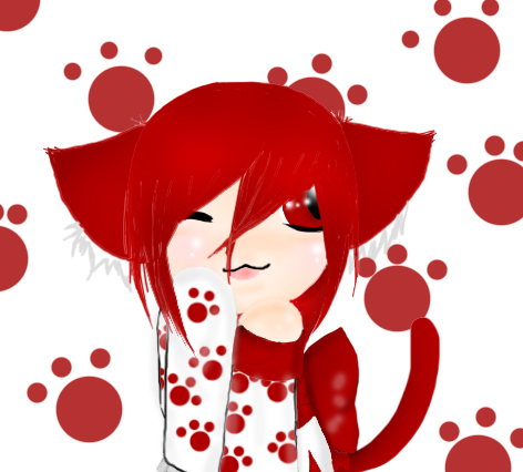 Red Kitty kawaii
