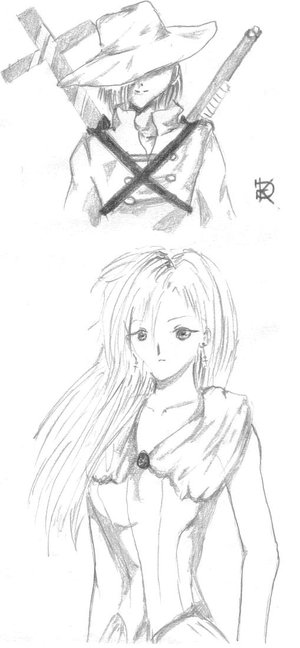 Van Hellsing And Anna.