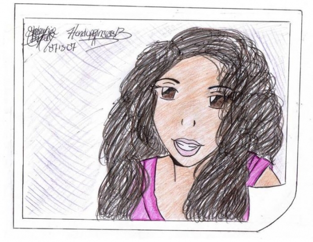 Attempt: Self Portait; Colored