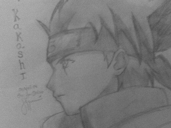 kakashi sensei without his mask...^^V