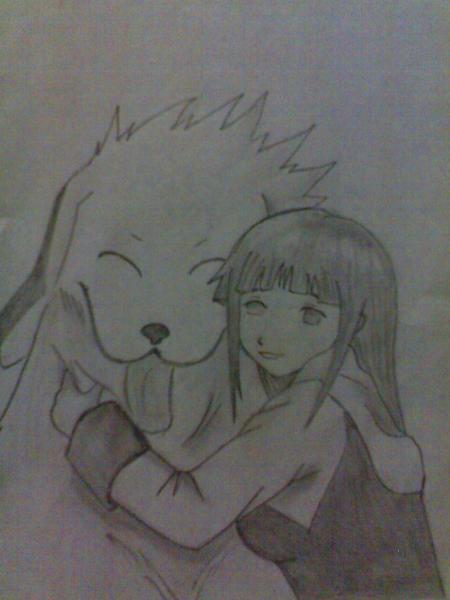 hinata and akamaru