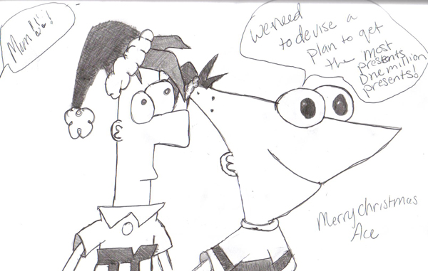 Mom! Phineas and Ferb are at it again!