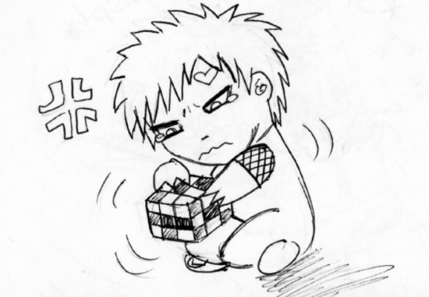 Gaara Vs THE CUBE OF DOOM!