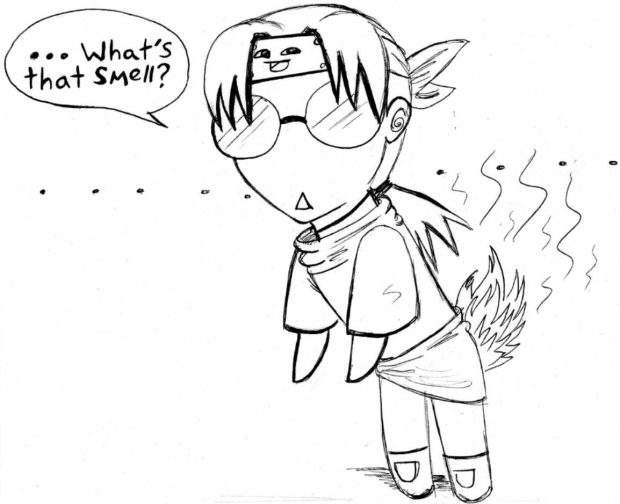 Guess who's pants are on fiiiiire >:D