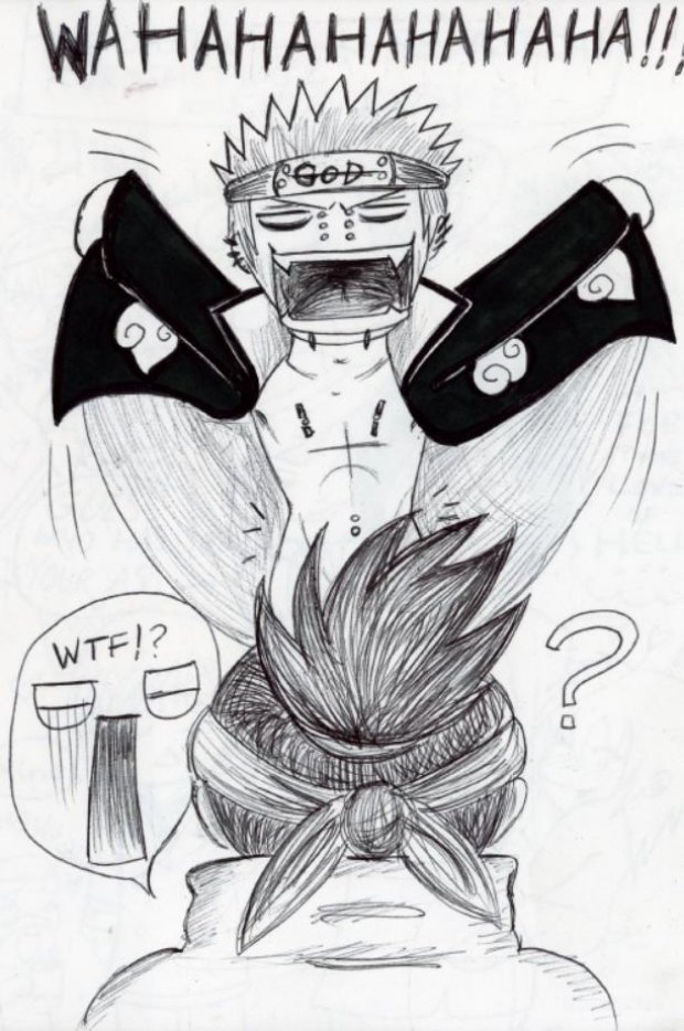 Pein Vs Konohamaru: Pein's special attack...