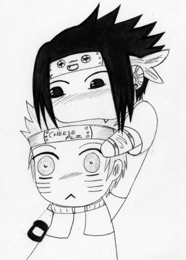 SasuNaru chibi MWAH
