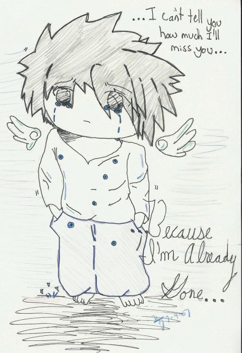 L's Death (chibi)
