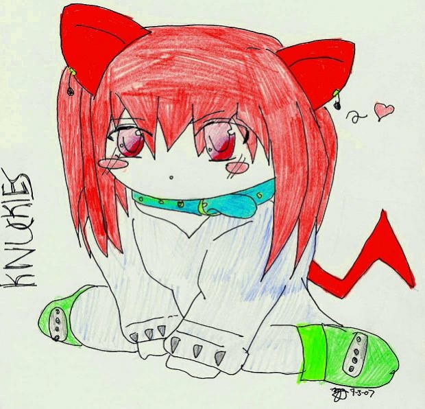 Knuckles Human Chibi