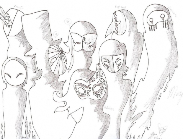 Paper Faces on Parade