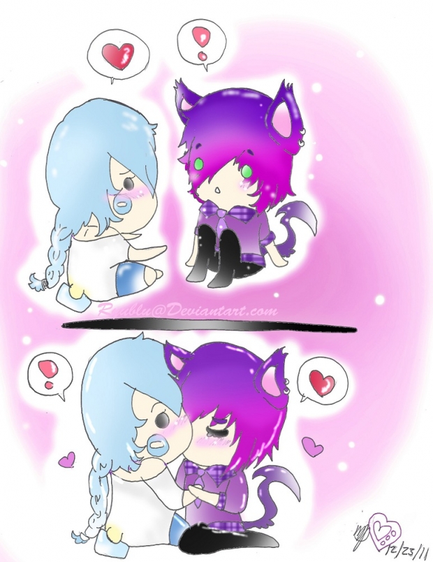 Cat and Mouse Kiss [Secret Santa]