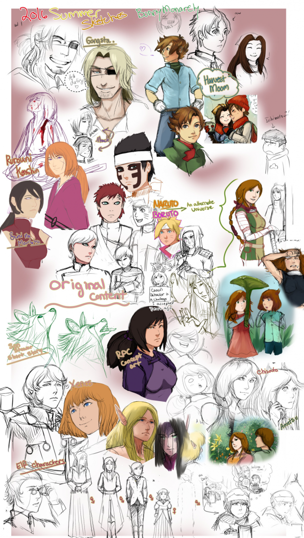 2016 Summer Sketch Dump