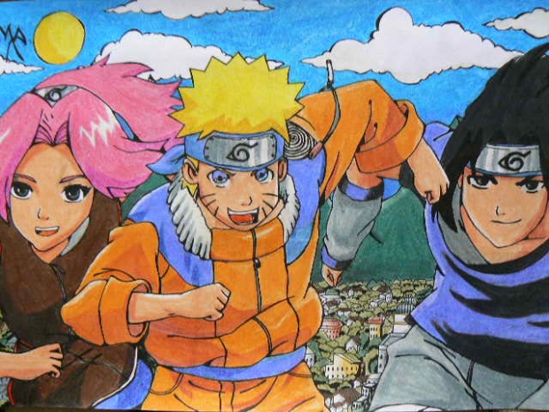 Naruto And Friends
