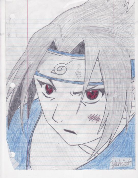 Sasuke Fighting Orochimaru