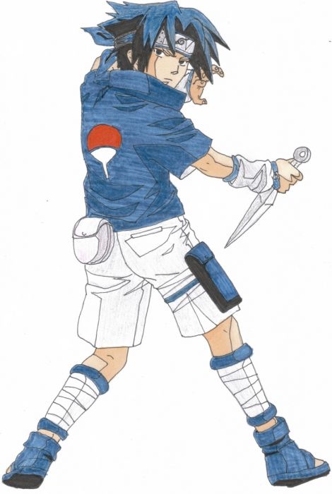 Sasuke With Kunai