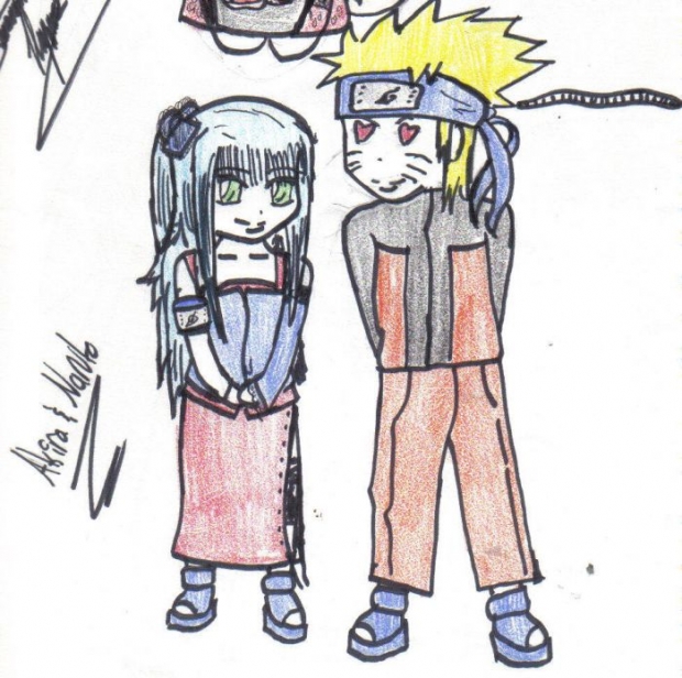 Naruto And Akira Chibis