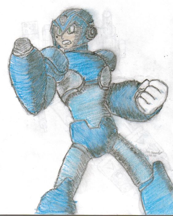 Mega Man In Coloer