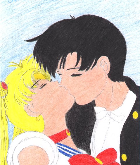 Serena And Darien- Colored