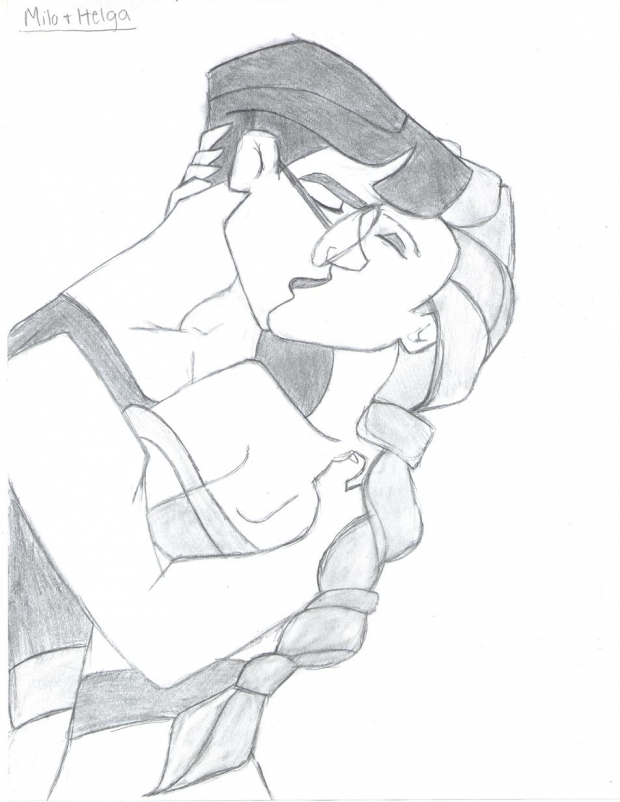 Milo and Helga Kiss Art