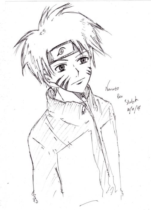 Naruto Pen Sketch