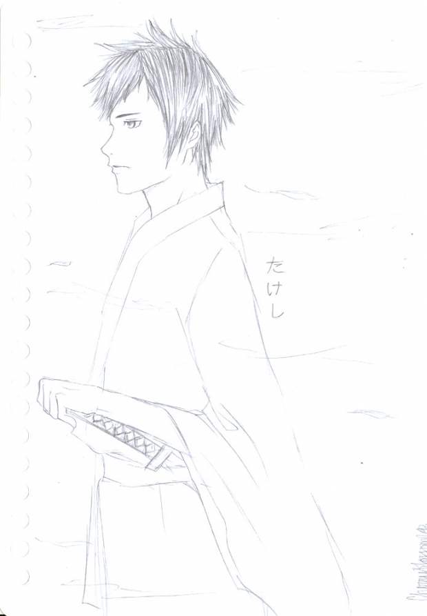 Yamamoto Takeshi -in yukata-