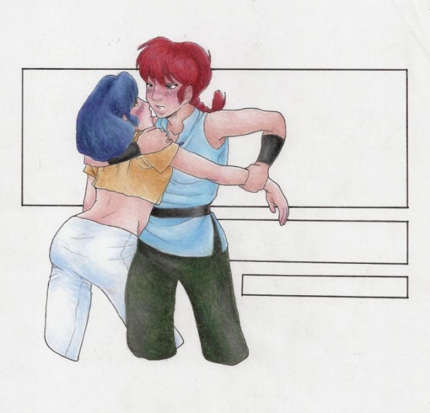 Ranma And Akane Yank Female