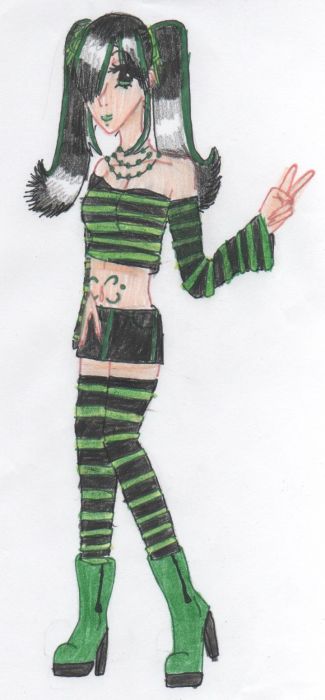 Random Pretty Goth Girl