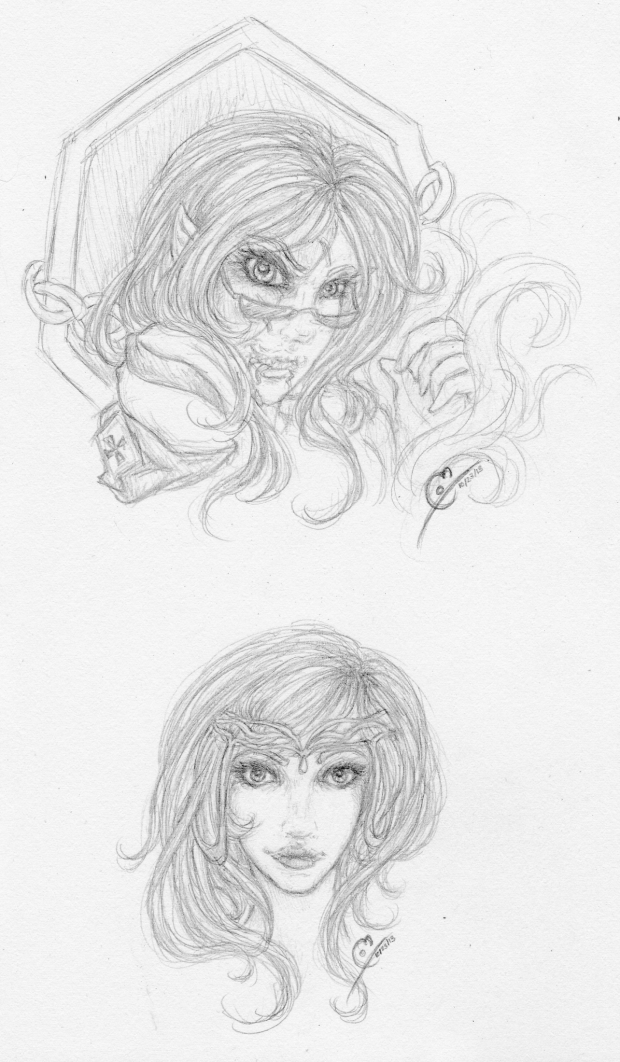 Gaia Freebies: Horror Holly and Redshn