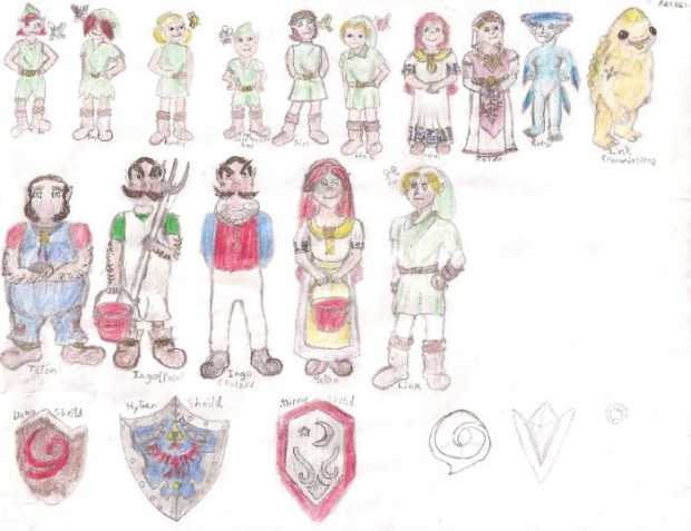 Ocarina Of Time Reference Sheet