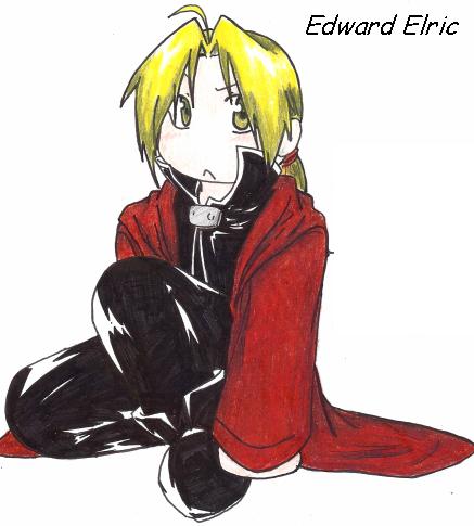Edward Elric Sitting