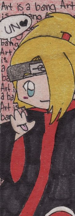 Deidara Bookmark