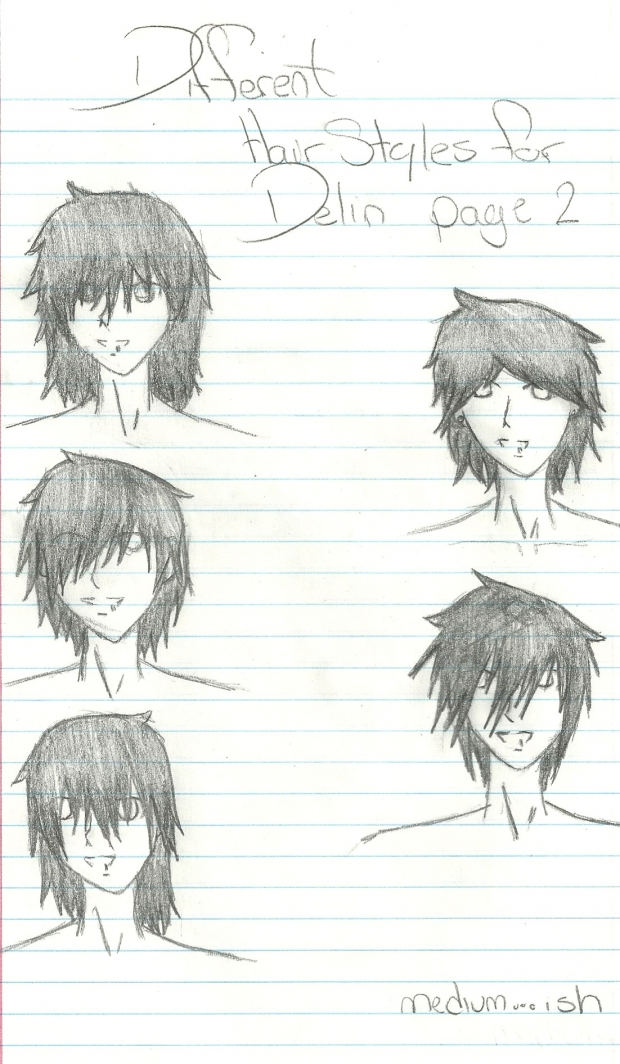 Different Hair Styles for Delin Page 2