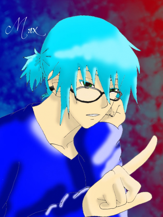 Max With Glasses colored