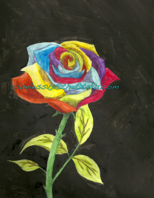 Rainbow Rose