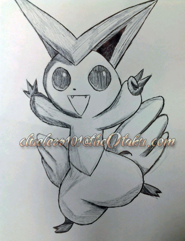 Victini Pen Sketch
