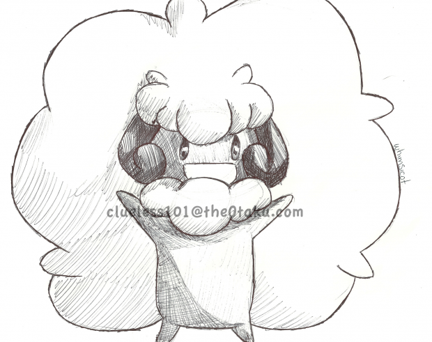 Whimsicott Pen Sketch