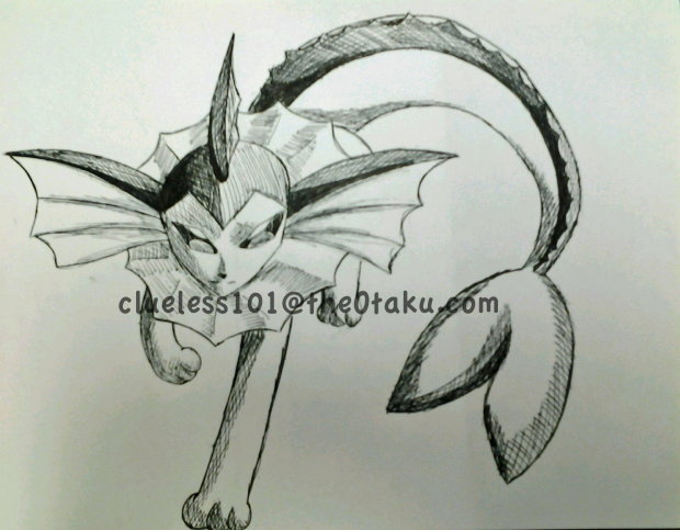 Vaporeon Pen Sketch