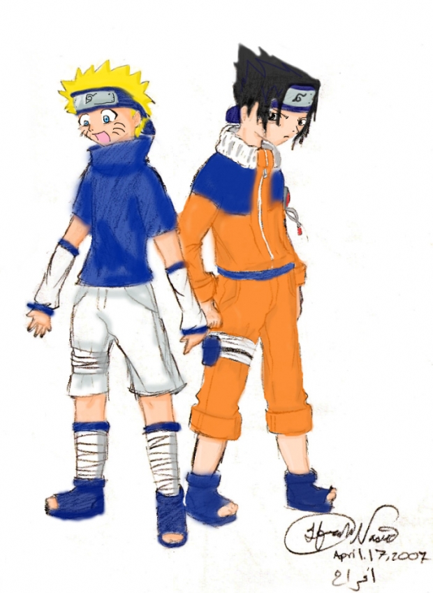 Naruto Flip Sasuke