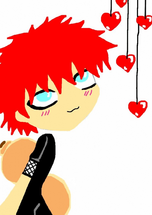 chibi love for gaara
