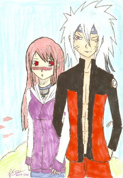 Ryujin Uzumaki and Misaki Hyugaa(?)